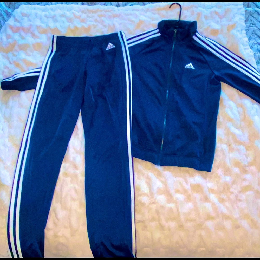 Matching adidas jacket with pants